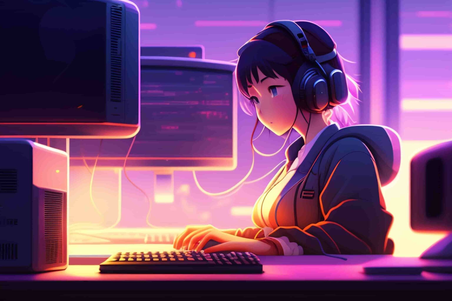 Mujer de pelo corto haciendo Streams de Twitch sobre videojuegos